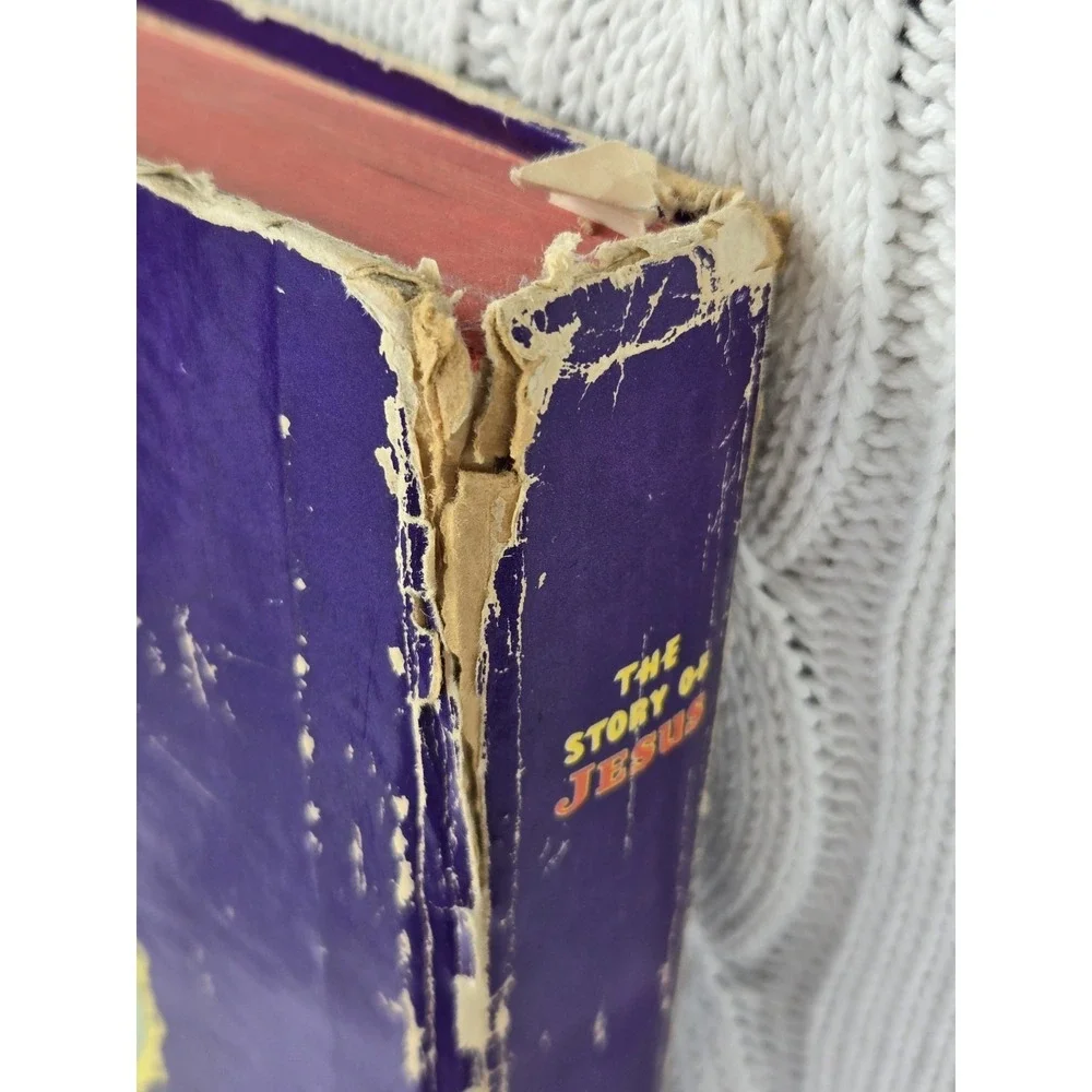 The Story Of Jesus Children Illustrated Bible Whitman VTG 1941 Hardcover Book‎